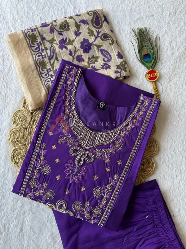 Violet Roman Silk Set