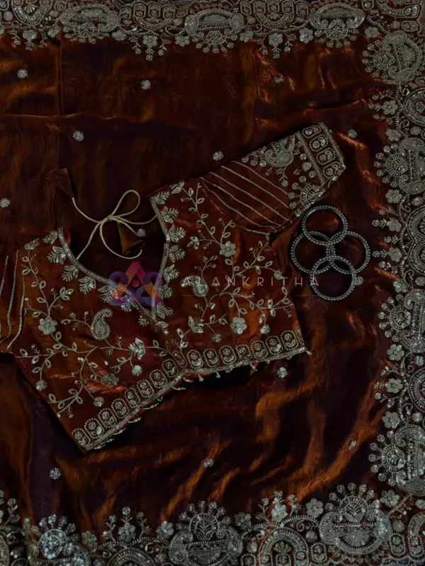  Fendy Satin Saree